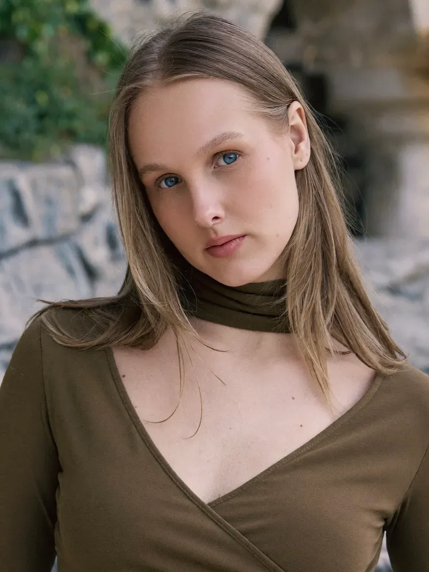 Model portrait, selected